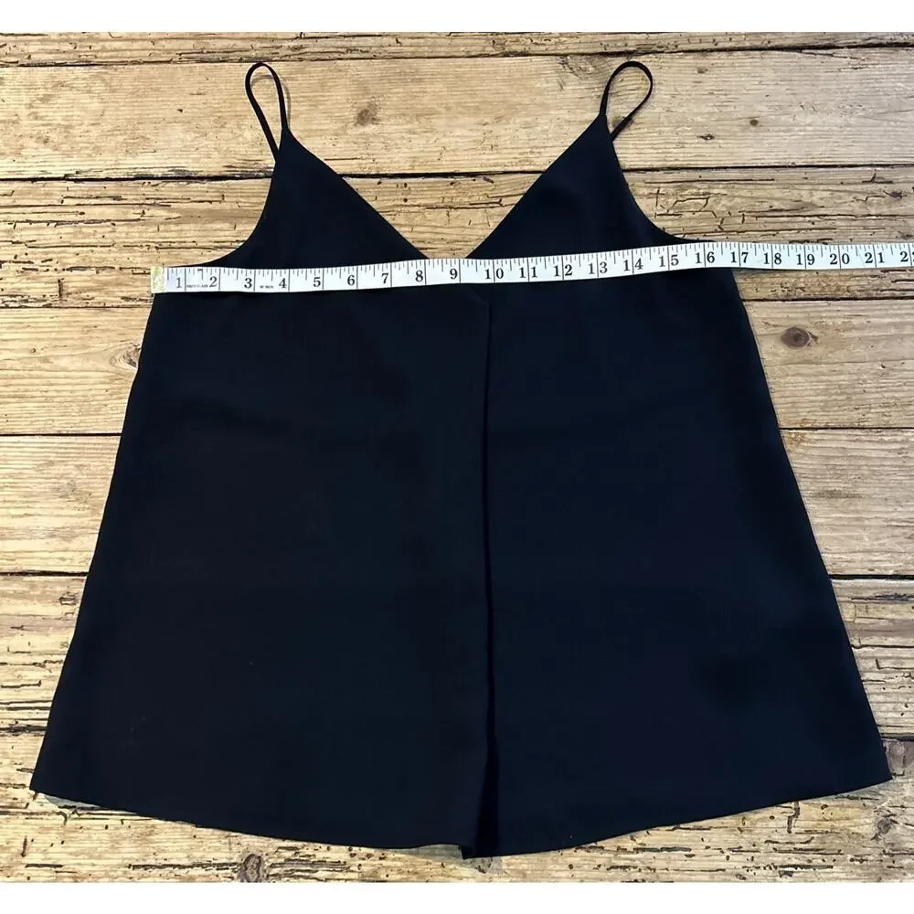 Uniqlo Women’s Black Sheer Envelope Fold Sleeveless Blouse Size S NWOT_4